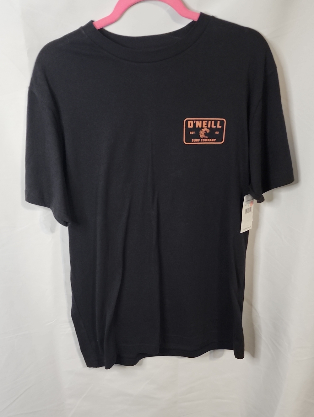 O'Neill Surf Company Black Short-Sleeve Tee 100% Cotton Size Small New With Tag